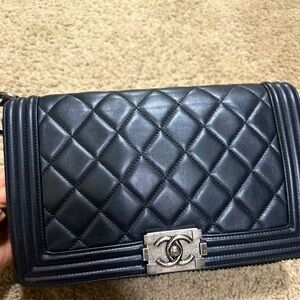 Chanel Boy - New Medium Size with Lambskin. Great Condition
